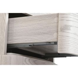 Mesita de Noche Home ESPRIT Gris claro 53 x 42 x 56,2 cm Mesita de Noche Home ESPRIT Gris claro 53 x 42 x 56,2 cm