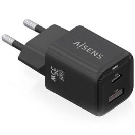 AISENS - CARGADOR GaN 35W, 1xUSB-C PD3.0 QC4.0, 1xUSB-A QC3.0, NEGRO Precio: 8.49999953. SKU: B1CVHDCPCR