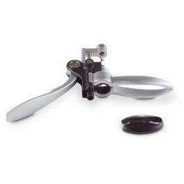 Le Creuset LM-250s Abrebotellas/Sacacorchos, Acero Inoxidable, Negro/Plata