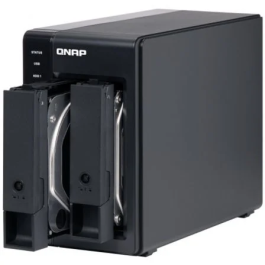 Qnap TR-002 DAS Caja de Expansión RAID USB Tipo C de 2 Bahías 3.5"/2.5" Formato Torre