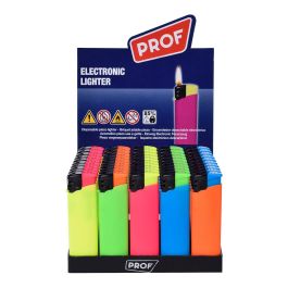 Prof Encendedor Electrónico Rubber Touch Colores Surtidos euro/u