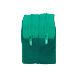 Safta Neceser Adaptable a Carro Real Betis Balompié con 2 Cremalleras, 26x15x12.5 cm