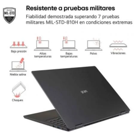 LG Portátil Gram Pro 16Z90TR-E.AD88B Intel Core Ultra 7-255H / 32GB RAM / 1TB SSD / NVIDIA RTX 5050 / 16" WQXGA / Windows 11