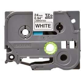 Brother Cinta Laminada TZe 24 mm Negro sobre Blanco, Duradera, Resistente a la Abrasión, Agua y Temperatura para Rotuladoras P-touch Precio: 22.99. SKU: B1C7SLRJ2J