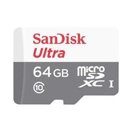 SanDisk SDSQUNR-064G-GN3MA Tarjeta de Memoria microSDXC Ultra 64GB 100MB/s Clase 10 U1 Full HD con Adaptador Precio: 10.50000006. SKU: B138YSZSQ6
