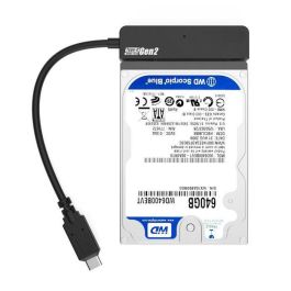 CoreParts Convertidor USB 3.2 a SATA para Discos Duros y SSD de 2.5 Pulgadas - Alta Velocidad, Sin Herramientas, Plug & Play