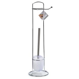 Escobillero Portarrollos Metal Plata Berilo 16.5x59x16.5 cm (6 Unidades) Escobillero Portarrollos Metal Plata Berilo 16.5x59x16.5 cm (6 Unidades)