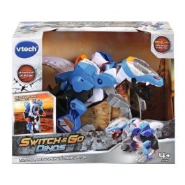 Vtech 525105 - Mastor, El Súper Velociraptor Robot Switch & Go Dinos para Niños +4 Años