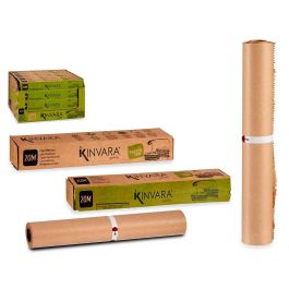 Kinvara Rollo Papel Multiusos 20 metros de Celulosa Marrón 30x4x4 cm | Alternativa Sostenible al Aluminio, Compostable, Apto Frigorífico (15 Unidades) Precio: 25.99000019. SKU: S3609164