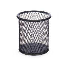 Lapicero Rejilla Redondo Negro Pincello 9x9.5x9 cm Metal (24 Unidades) Lapicero Rejilla Redondo Negro Pincello 9x9.5x9 cm Metal (24 Unidades)