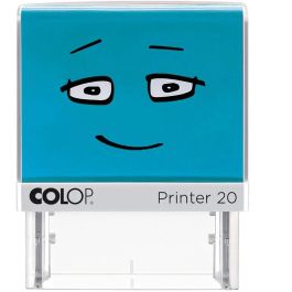 COLOP Sello autoentintado "fleißig" 38x14 mm Color menta