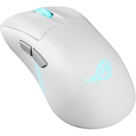Asus ROG Keris II Origin WHT Ratón Gaming Mano Derecha RF Wireless + Bluetooth + USB Óptico 42000 DPI Blanco 90MP04A0-BMUA10
