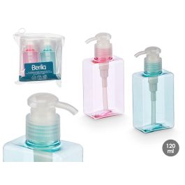 Set 2 dosificadores surtidos 120 ml - Berilo - 17x16.5x4.5 cm - Azul, Rosa, Transparente (24 Unidades) Precio: 47.88999952. SKU: B1GPQAPWG2