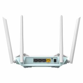 D-Link Router Wifi 6 R15 Eagle, Doble Banda (2.4GHz/5GHz), 4 Antenas, Gigabit Ethernet, Compatible con Asistente de Google