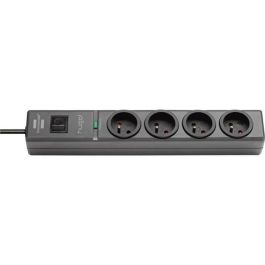 Brennenstuhl Hugo Base Socket Extension Strip Protector contra sobretensiones 4 zócalos 2m 19500A Brennenstuhl Hugo Base Socket Extension Strip Protector contra sobretensiones 4 zócalos 2m 19500A