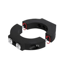 B-Tech BT7841 Collar Accesorio Ø50mm para Postes B-Tech Sistema 2 - 2 Piezas, Diseño Dividido para Montaje Rápido, Negro