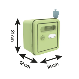 Smoby Buzón adaptado para casas Smoby, Fabricado en Francia, Material reciclado con 4 accesorios, A partir de 2 años - SMO3032168109292