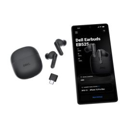 Dell Auriculares Pro Plus Earbuds In-ear Inalambricos EB525 con Cancelación de Ruido Activa y Certificación Microsoft Teams Zoom