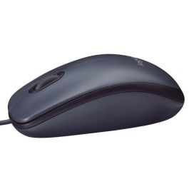 Logitech M90 Ratón Óptico USB con Cable Negro, 1000 dpi, Ergonómico, Control Preciso para Ordenador Logitech M90 Ratón Óptico USB con Cable Negro, 1000 dpi, Ergonómico, Control Preciso para Ordenador