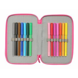 Safta Plumier Triple 37 Piezas Princesas 12,5x19,5x5,5cm