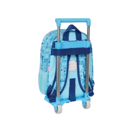 Mochila Escolar con Ruedas Snoopy Love Azul 26 x 11 x 67 cm 26 x 34 x 11 cm