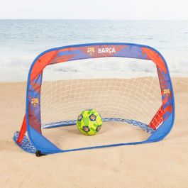 Set de 2 porterías de fútbol F.C. Barcelona 120 x 80 x 80 cm (2 Unidades)