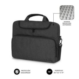 Maletín Subblim Air Padding para Portátiles hasta 14"/ Gris Oscuro Precio: 18.79000046. SKU: S5622250