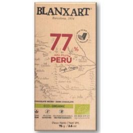 BLANXART Chocolate Negro 77% Cacao Perú Ecológico 75g Vegano Sin Gluten Precio: 2.7900004. SKU: B12TH2JBKZ