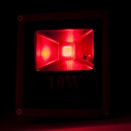 Foco Proyector LED 10W 800Lm IP65 Mando a Distancia RGB 40.000H [HX-FL10-RGB