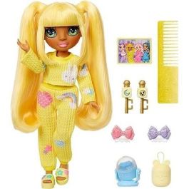 Rainbow High LIT0035051503682 Muñeca de Moda Articulada Junior High Pyjama Party Sunny (Amarillo) 22 cm con Accesorios Rainbow High LIT0035051503682 Muñeca de Moda Articulada Junior High Pyjama Party Sunny (Amarillo) 22 cm con Accesorios