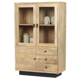 DKD Home Decor Vitrina Moderno Mango y Cristal 90 x 40 x 142 cm Precio: 671.78999987. SKU: B1AFY3YFGY