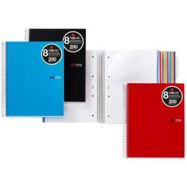 Bloc Miquelrius The Original Notebook 8 Micro.Tapa Pp A4 200H 70G Cuadric.5X5 Rojo 5 unidades Precio: 47.49999958. SKU: B149NJWTQ7
