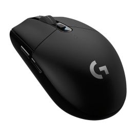 Logitech G305 Gaming, Ratón Inalámbrico para Gaming, Negro, Sensor Óptico HERO, Tecnología LIGHTSPEED, 12,000 DPI, 6 Botones, Diseño Ultraligero (99g)