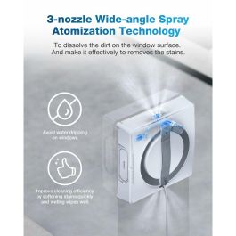 Ecovacs ECO1728654610546 Robot Limpiacristales WINBOT W2 OMNI con Estación Multifunción: Carga Mientras Trabaja