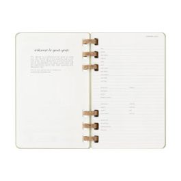 Moleskine Agenda 12M 2026 Espiral Académica L (13x21 cm) Kiwi Tapa Dura DHSPK5212AMWH3Y26