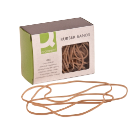 Q-connect Gomillas elásticas 100 gr, número 20, 200 x 2 mm