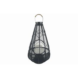 DKD Home Decor Portavela Colonial Negro Metal y Ratán 28 x 50 x 28 cm Precio: 30.68999956. SKU: B1GWHDJ7D3