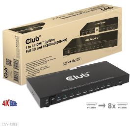 Club3D Splitter HDMI 1 Entrada a 8 Salidas 4K 60Hz UHD