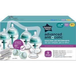 Set de biberones - TOMMEE TIPPEE - Advanced anticólicos - 4x biberones 150 ml / 260 ml - 2x tetinas - Anticólicos - Recién nacido