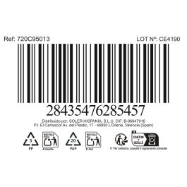 La Mediterranea Bol Aperitivo Ass.Col 14 cm x 11.2 cm x 3.7 cm "Pica-Pica" (24 Unidades)