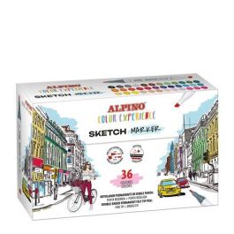 Alpino Rotuladores Sketch Marker Color Experience Doble Punta, 36 Colores, Estuche Precio: 20.50000029. SKU: B17EZ8H2AQ
