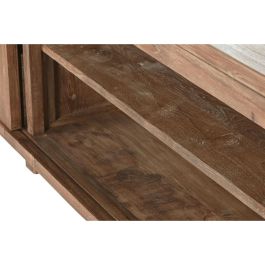DKD Home Decor Mueble TV de Teca Reciclada Natural con 2 Puertas y 4 Cajones, Colección Indo minimal 24, 250x45x60 cm