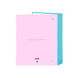 Carpeta de anillas Benetton Dolce Multicolor A4 27 x 33 x 6 cm