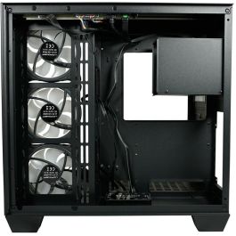 LC-Power 809B Midi Tower PC Gaming Negro ATX/EATX/microATX/Mini-ITX con Ventana Lateral y Panel de Vidrio Templado
