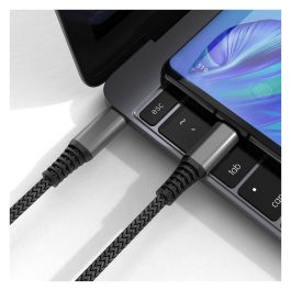 4smarts Cable USB-C a USB-C PremiumCord 456266, Carga Rápida 100W, 1.5m, Negro