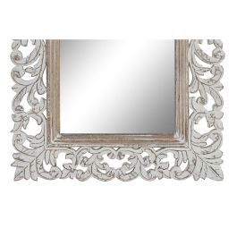 Espejo de pared Home ESPRIT Blanco Natural Indio Decapé