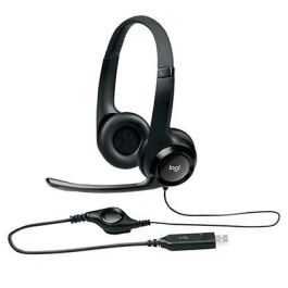 Logitech Auriculares H390 Diadema Acolchada Biaural Estereo Micrófono Ajustable Control Volumen Cable Usb Negro Precio: 27.78999982. SKU: S8412209
