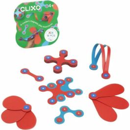Gipsy Toys AAADG59437 Juego de Construcción Magnético Itsy CLIXO con 18 Piezas, Multicolor, para Niños +4 Años