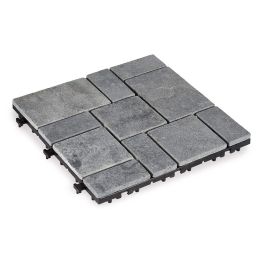 Baldosa Piedra Gris Ibergarden 30X2CM (6 Unidades) Baldosa Piedra Gris Ibergarden 30X2CM (6 Unidades)