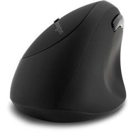 Kensington Ratón Pro Fit Ergonómico Vertical Inalámbrico para Zurdos, 6 Botones, 800-1200-1600 DPI, Negro